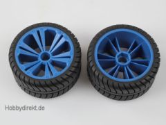 2 x Räder blau, groß (Buggy) Revell 47203