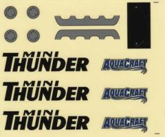 Aquacraft Decal Sheet Small Mini Thunde Revell RC Pro AQUB6303