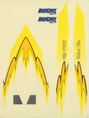 Aquacraft Decal Sheet Yellow Mini Rio AQUB6326