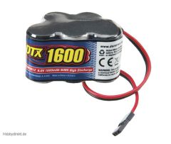 DTX NiMH Empfängerakku 6V 1600mAh Hump JR-Stecker DTXM2012