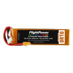 Flightpower LIPO DRONE 22.2V 4000mAh 10C XT6 FPWP9030