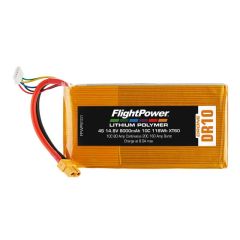 Flightpower LIPO DRONE 14.8V 8000mAh 10C XT6 FPWP9101