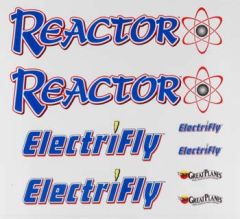 Decal Set Reactor 3D Hobbico GPMA2943