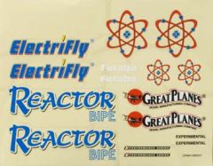 Decal Set EP Reactor Bipe ARF Hobbico GPMA3150