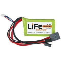 LiFe 6.6V 1100mAh 10C EXPORT Hobbico HCAM6416