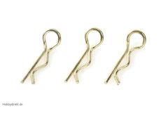 Karosserieklam.1/8 Gold,Medium 45° Gebogen10Pcs HCAQ6780