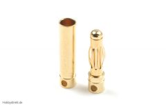 4.0mm Goldstecker Lang, Stecker + Buchse 4paar HCAQ7003