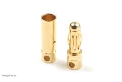 4.0mm Goldstecker Kort, Stecker + Buchse 4paar HCAQ7006