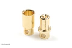 8.0mm Goldstecker, Stecker + Buchse (4paar) HCAQ7008