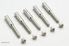 Ø5mm Aluminium Hülsen M2.5 Kohlefaserstäbe(5St) HCAQ8027