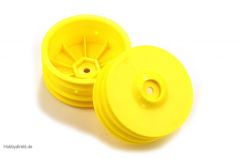 WHEEL RIM FRONT: 14mm HEX YELLOW TD510016