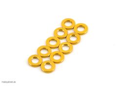 ALUMINIUM SPACER 6x3x1MM (GOLD, TD709034