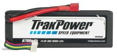 LiPo 4S 14.8V 6700mAh 80C Hard Case Deans (T-Plug) TKPC0535