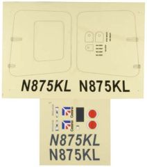 Decal Set Cessna 182 Skylane Gold ED TOPA1760