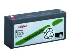 HOBBYBATT PLUS 6V/3AH Robbe 1-4503 4503