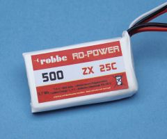 Roxxy-Power ZX 2S 500mAh 25C Robbe 4861 1-4861