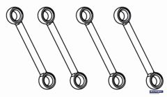 Gestänge-Set 2 Solo Pro 127 Robbe NE251410 1-NE251410