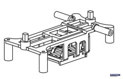 Batterierahmen Solo Pro 127 Robbe NE251421 1-NE251421