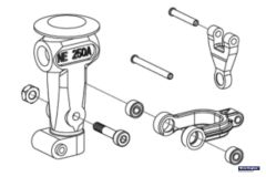 Hauptrotorkopf Solo Pro 287 Robbe NE251521 1-NE251521