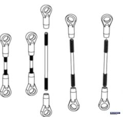 Anlenkgestänge-Set Solo Pro 2 Robbe NE251523 1-NE251523