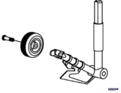 Fahrwerk vorne rechts Solo Pr Robbe NE251731 1-NE251731