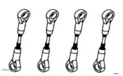 Gestänge-Set oben Solo Pro 22 Nine Eagles Robbe NE252412 1-NE252