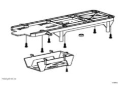 Landegestellhalterung Solo Pr Nine Eagles Robbe NE252416 1-NE252416