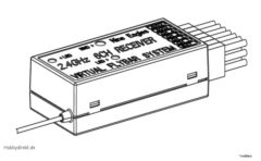 Empfänger Solo Pro 229 Nine Eagles Robbe NE252425 1-NE252425