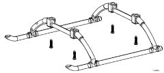 Landegestell schwarz SoloPro Nine Eagles Robbe NE352605 1-NE352605