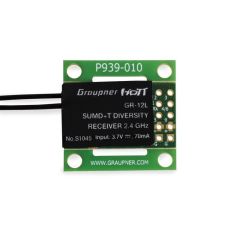 Empfänger GR-12L SUMD +T 2 Antennen PCB Graupner S1045