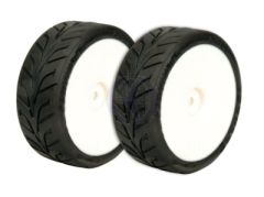 Komplettrad TC 1:10 NOSRAM VTEC D20 Radial, Regen (2) Thunder Ti