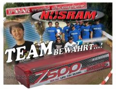 NOSRAM LiPo 7500 X-TREME Hardcase, 55C (110C) 7.4V Thunder Tiger