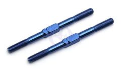 R/L Spurstange, Titan, M3x42mm (1.65), Blau (2) Thunder Tiger 0301403