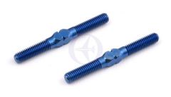 R/L Spurstange, Titan, M3x28,7mm (1.125), Blau (2) Thunder Tiger 0301414