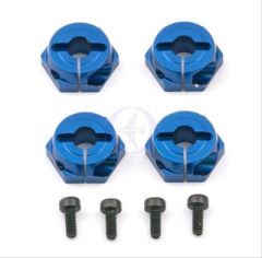 Radmitnehmer 12mm Sechskant, Alu, Blau, TC5/TC6 Serien (4) Thunder Tiger 03031234