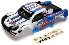 ProSC Body, White/Blue, ProSC 4x4 Thunder Tiger 0307239