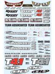 Decals TEAM ASSOCIATED RC10T4.1 SPECIAL 2012 Thunder Tiger 03074