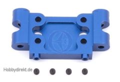 FT BULKHEAD Vorne, Alu, Blau für RC10B/T/4/4.1/SC10 Thunder Tiger 0307990