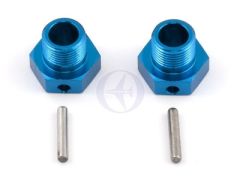 Felgen-Mitnehmer 17mm für RC8 Serie, Alu, FT BLAU (2) Thunder Tiger 03089095