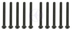 Schraube 3x35, metrisch, isk, Linse, schwarz Thunder Tiger 03089453