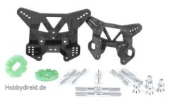 PSM RC8.2 Tuning-Set: Dämpferbrücken, Bremsscheiben Thunder Tiger 032PS01545