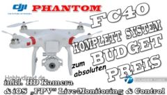 DJI PHANTOM FC40 QuadroCopter GPS RTF inkl. HD Kamera Thunder Tiger 036FC40