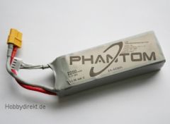 DJI PHANTOM LiPo 3S 2200mAh 11.1V 24.42Wh Thunder Tiger 036P330-12