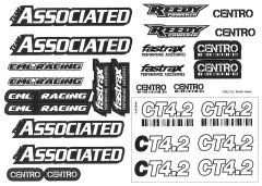 CT4.2 CENTRO Decal Aufkleber-Bogen Thunder Tiger 041C0109