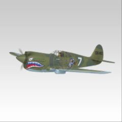 P-40 War Hawk OBL ohne Motor Thunder Tiger 4339-K20