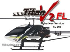 Mini Titan E325 V2 SE Flybarless & Heck-Starr-Antrieb ARTF Thund