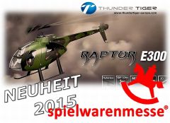 RAPTOR E300 MD Flybarless ARTF Elektro Scale Helikopter Thunder Tiger 4725-A13