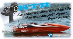 AVANTI OBL RTR Brushless Kompakt-Power-Boot 2.4GHz Thunder Tiger 5129-F11O