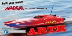 MADCAT OBL ARTR Brushless Kompakt-Power-Katamaran ROT Thunder Tiger 5130-A23R