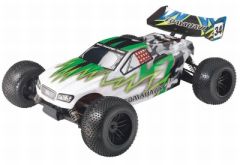 TOM ST 1:10 Nitro 3,0ccm 4WD Truggy RTR 2.4G, GRÜN-GELB Thunder Tiger 6197-F284